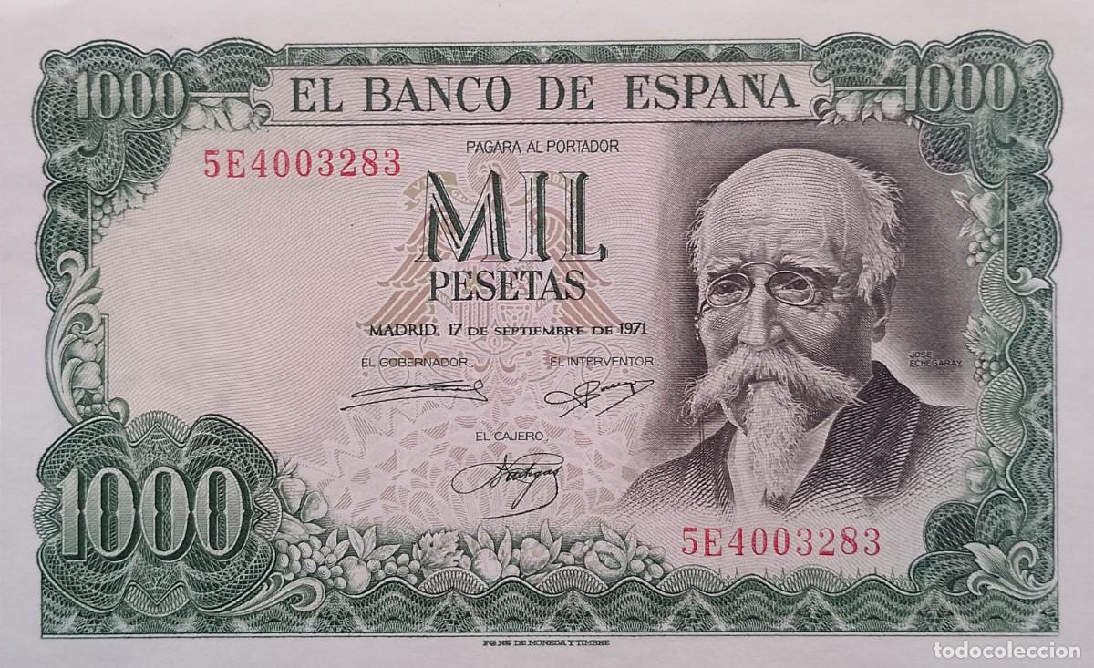 Billetes espa&ntilde;oles: BILLETE DE 1000 PESETAS 1971 ECHEGARAY S/C