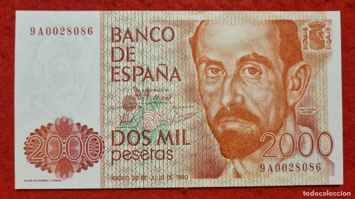 Billetes espa&ntilde;oles: BILLETE 2000 PESETAS 1980 SIN CIRCULAR EBC+ OJO SERIE ESPECIAL 9A ORIGINAL T086