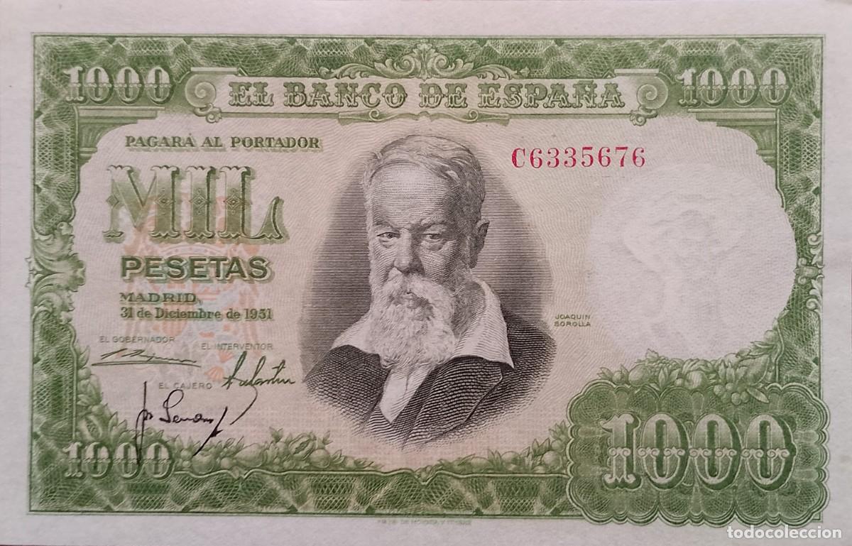 Billetes espa&ntilde;oles: BILLETE DE 1000 PESETAS 1951 SOROLLA S/C