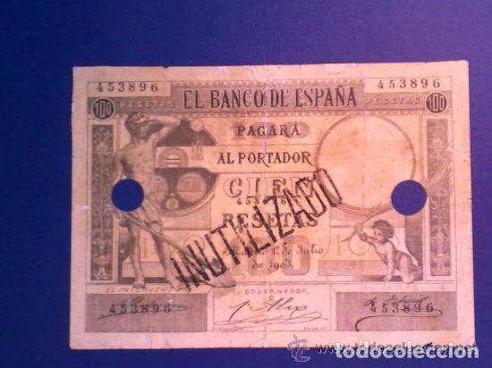 Billetes espa&ntilde;oles: 100 PTS........1903............FOGONERO...........RARISIMO T1