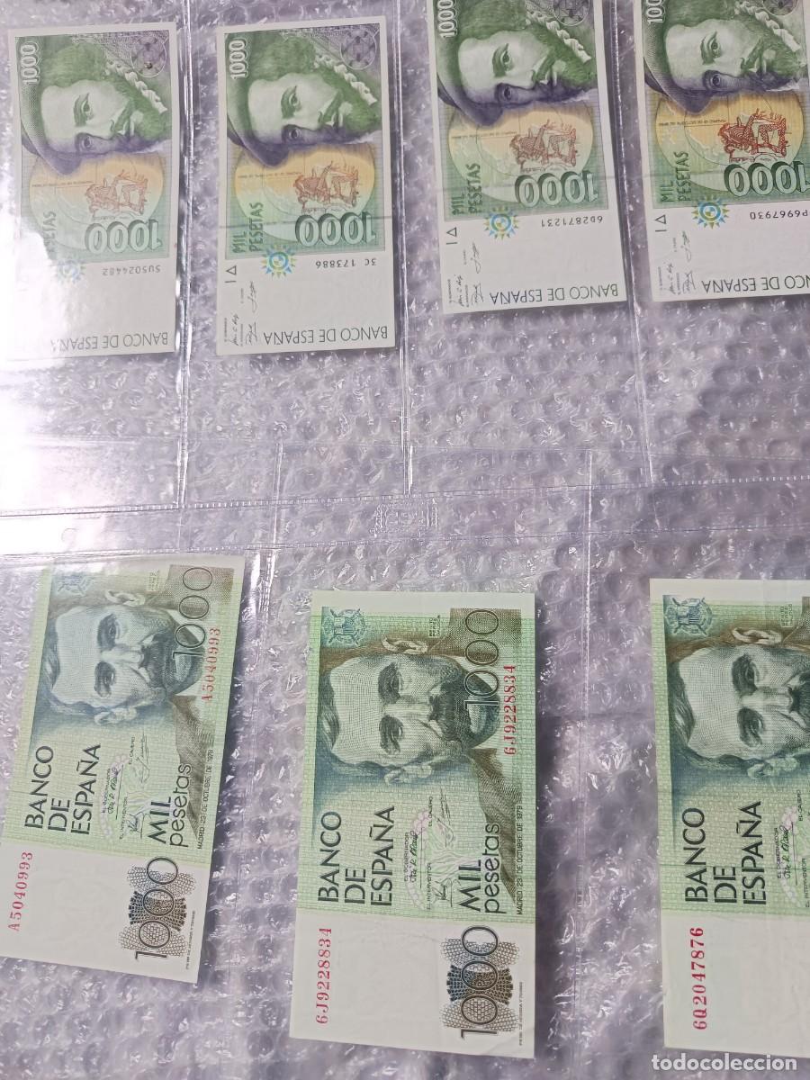 Billets espagnols: Lote de 7 billetes de 1.000 pesetas 1992 1979