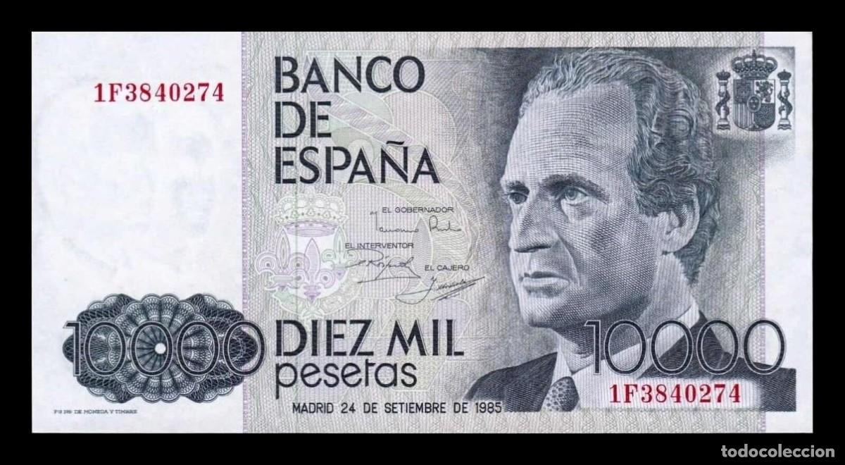 Billetes espa&ntilde;oles: Espa&ntilde;a 10000 Pesetas Juan Carlos I 1985 Pick 161 Sc Unc