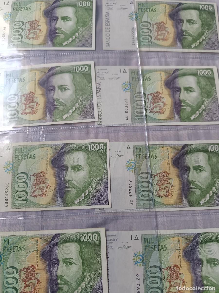 Billetes espa&ntilde;oles: Lote de 8 billetes de 1.000 pesetas 1992