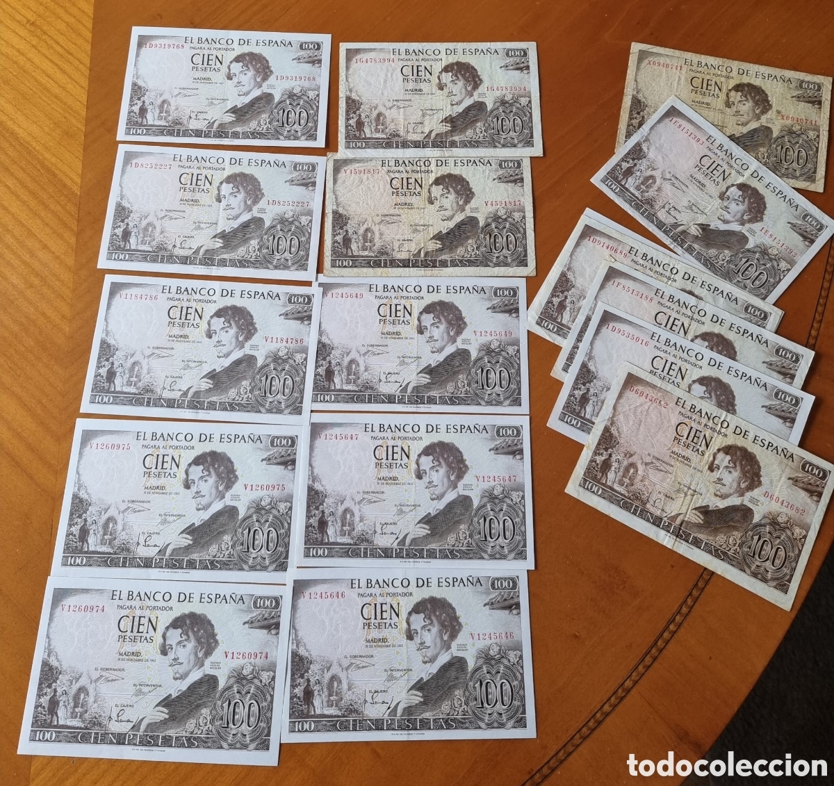 Billetes espa&ntilde;oles: Lote 18 billetes de 100 pesetas algunos correlativos ved fotos