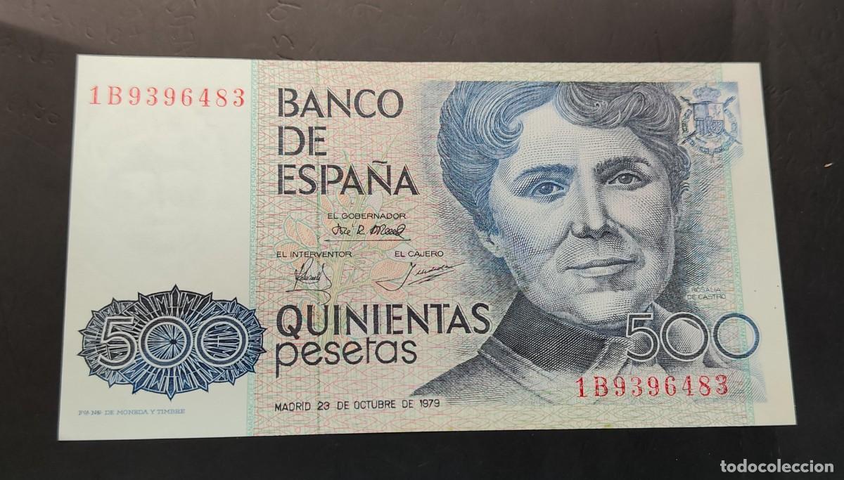 Billetes espa&ntilde;oles: ESPA&Ntilde;A EDIFIL 476 a 500 PTAS 23 DE OCTUBRE 1979 SERIE 1 B