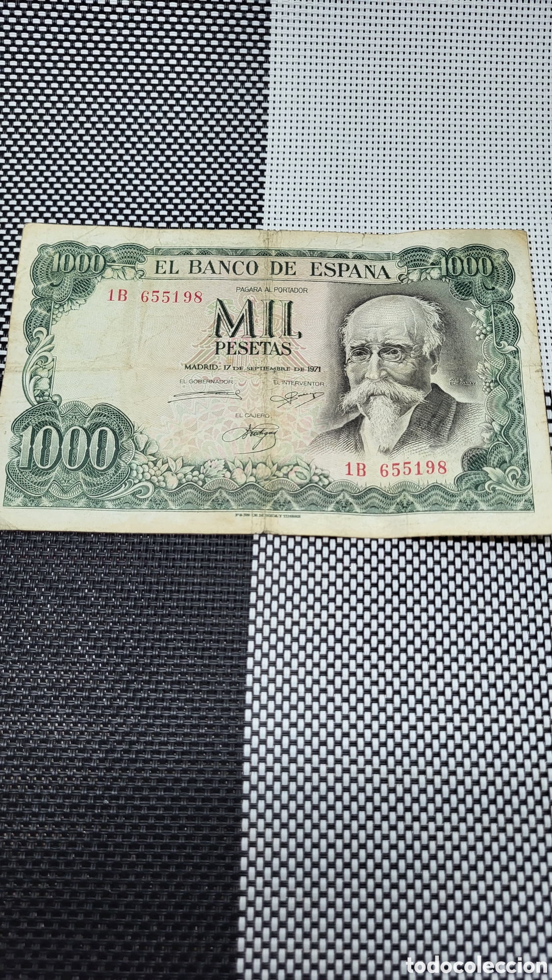 Billetes espa&ntilde;oles: Billete 1000 pesetas 1971