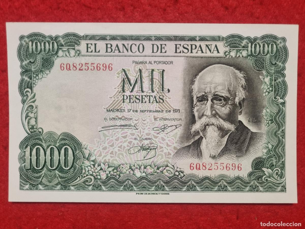 Billetes espa&ntilde;oles: BILLETE 1000 PESETAS 1971 SIN CIRCULAR PLANCHA SERIE 6Q ORIGINAL T696