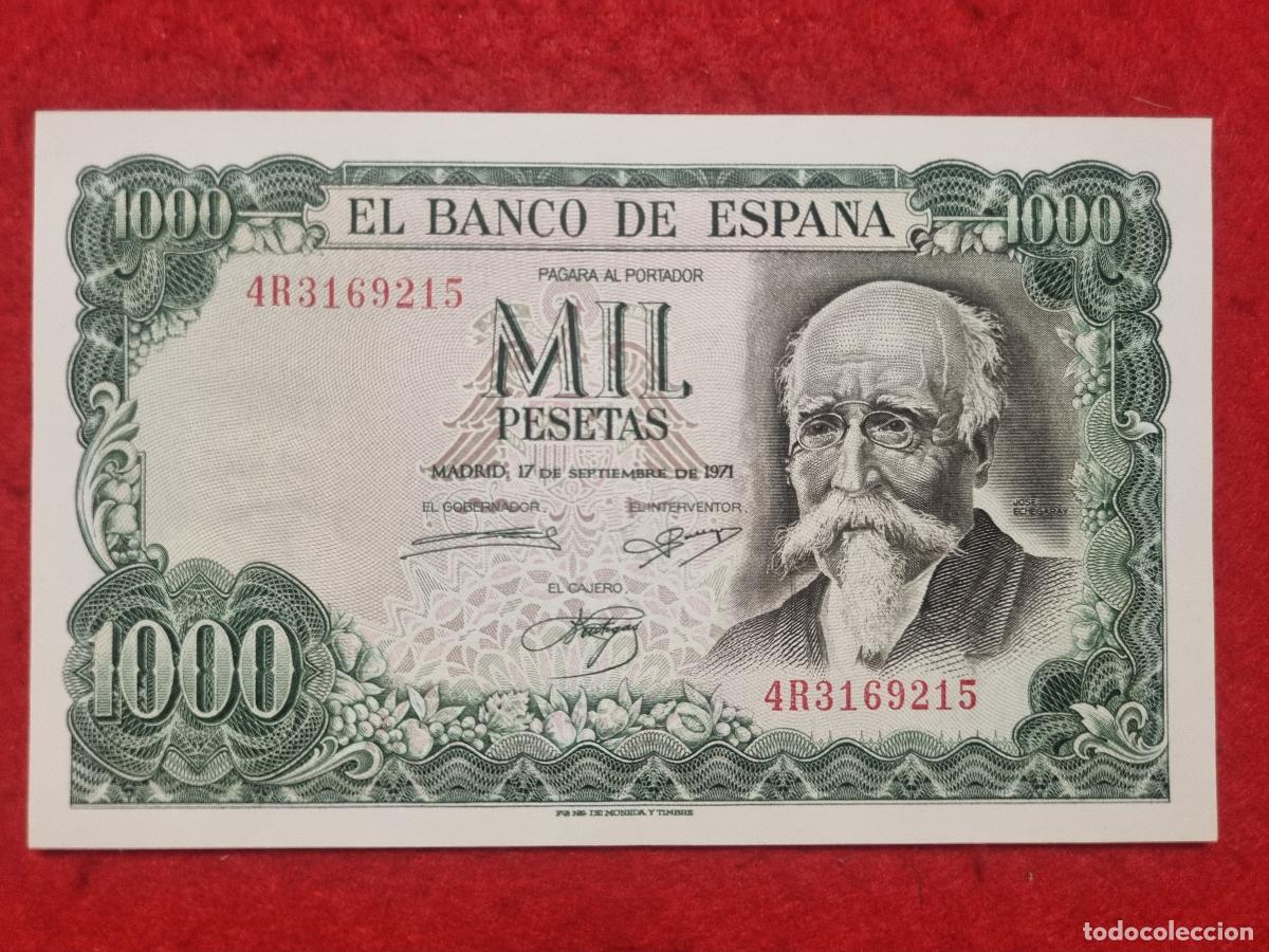 Billetes espa&ntilde;oles: BILLETE 1000 PESETAS 1971 EBC+ SERIE 4R ORIGINAL T215