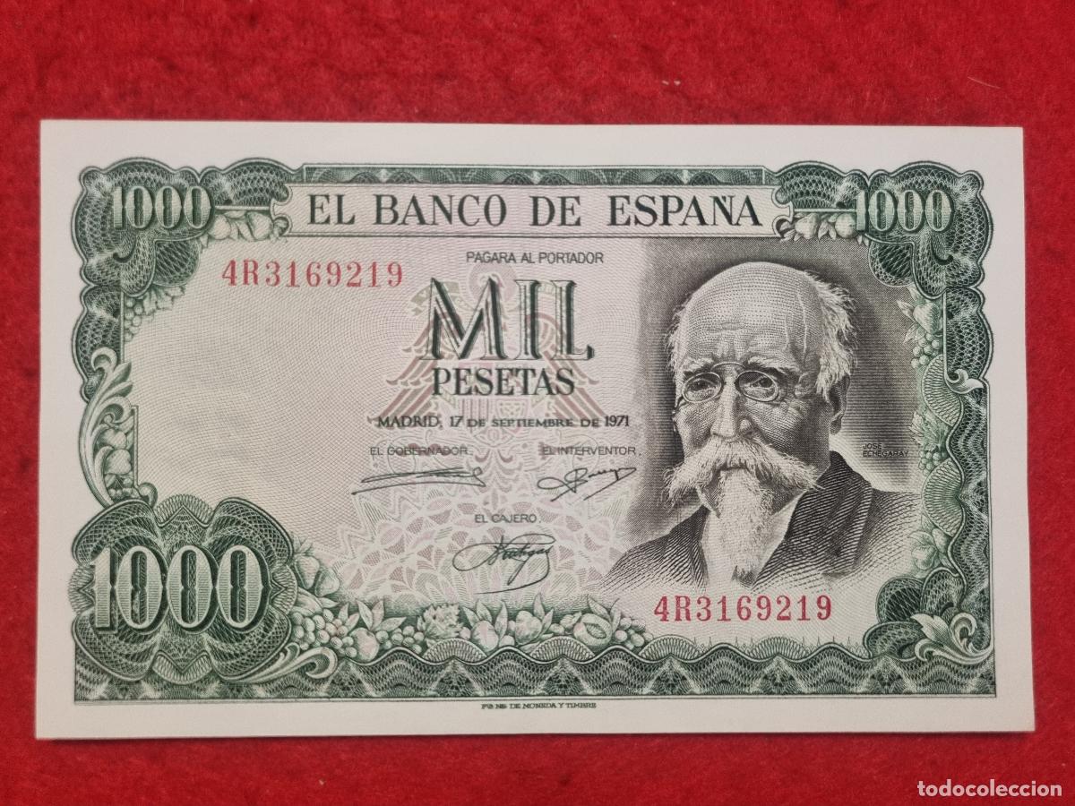 Billetes espa&ntilde;oles: BILLETE 1000 PESETAS 1971 EBC+ SERIE 4R ORIGINAL T219