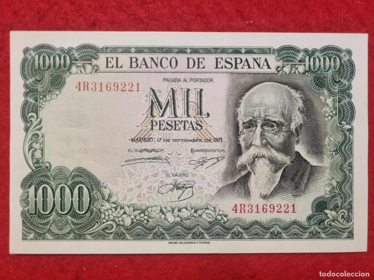 Billetes espa&ntilde;oles: BILLETE 1000 PESETAS 1971 EBC+ SERIE 4R ORIGINAL T221