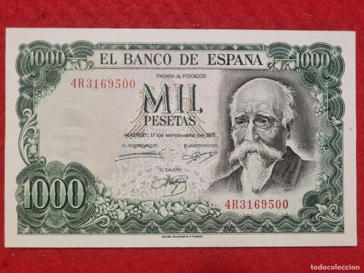 Billetes espa&ntilde;oles: BILLETE 1000 PESETAS 1971 EBC+ SERIE 4R ORIGINAL T500