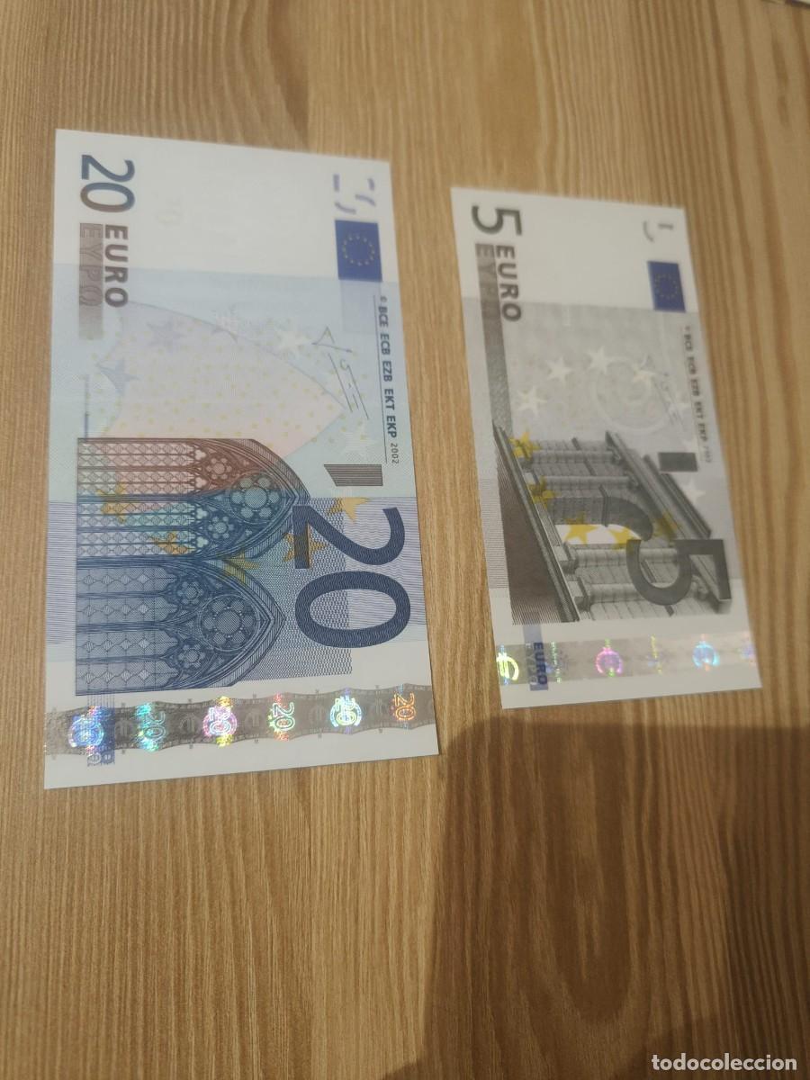 Notas espanholas: 25&euro; billetes sin circular. SC. Apresto original.
