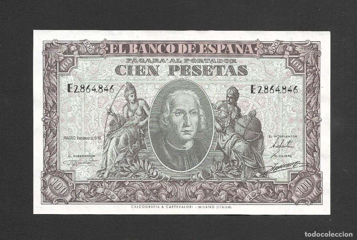 Billetes espa&ntilde;oles: 100 PESETAS 1940 SERIE E EBC-