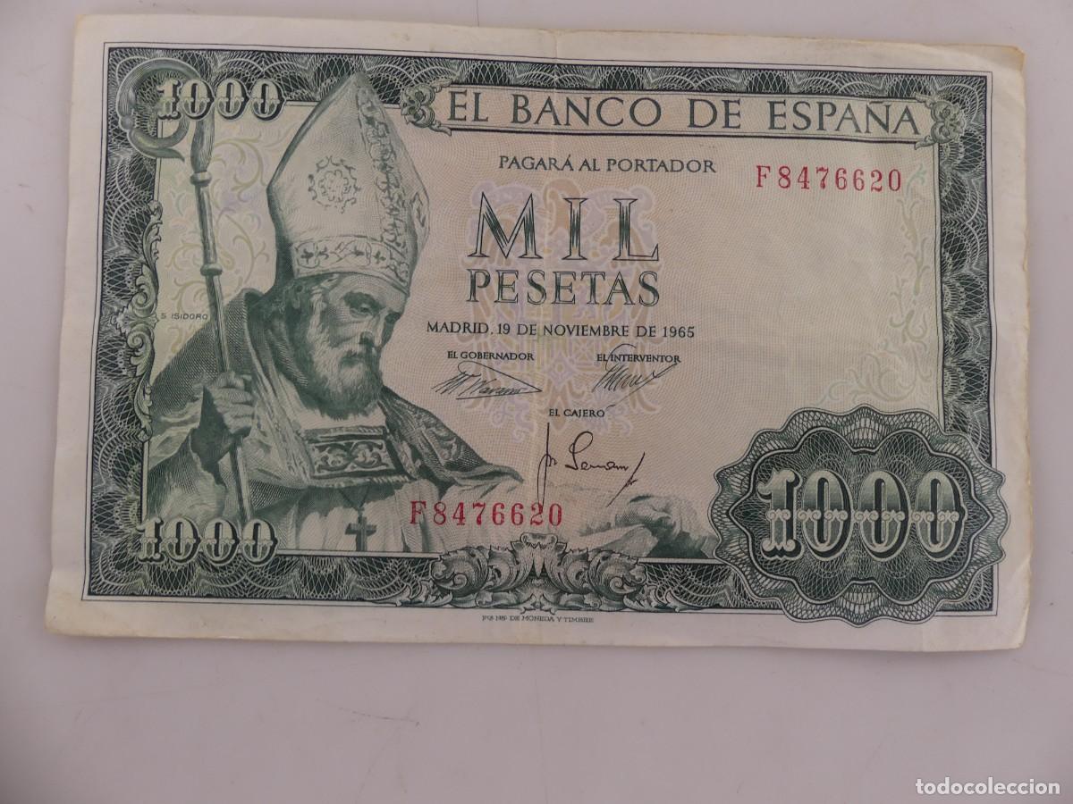 Billets espagnols: BILLETE DE MIL PESETAS A&Ntilde;O 1965