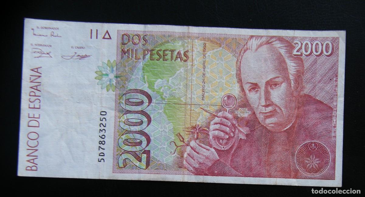 Billets espagnols: ESPA&Ntilde;A BILLETE DE 2.000 PESETAS 1992 CIRCULADO