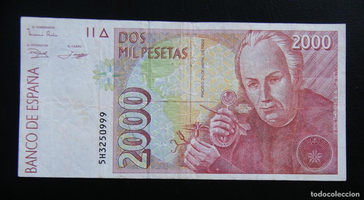 Billets espagnols: ESPA&Ntilde;A BILLETE DE 2.000 PESETAS 1992 CIRCULADO