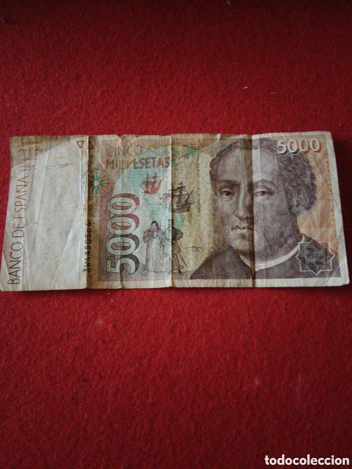 Billets espagnols: Billete de cinco mil pesetas