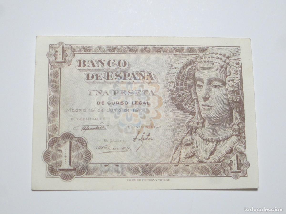 Billets espagnols: 1 PESETA DE 1948 SERIE H-475 (ESTADO ESPA&Ntilde;OL- FRANCO)