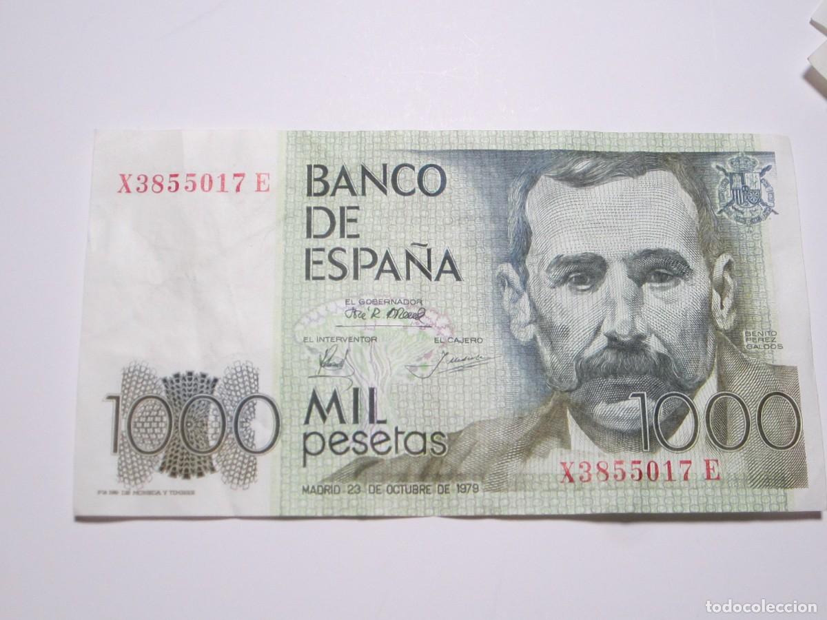 Billets espagnols: 1000 PESETAS DE 1979 SERIE X-017E