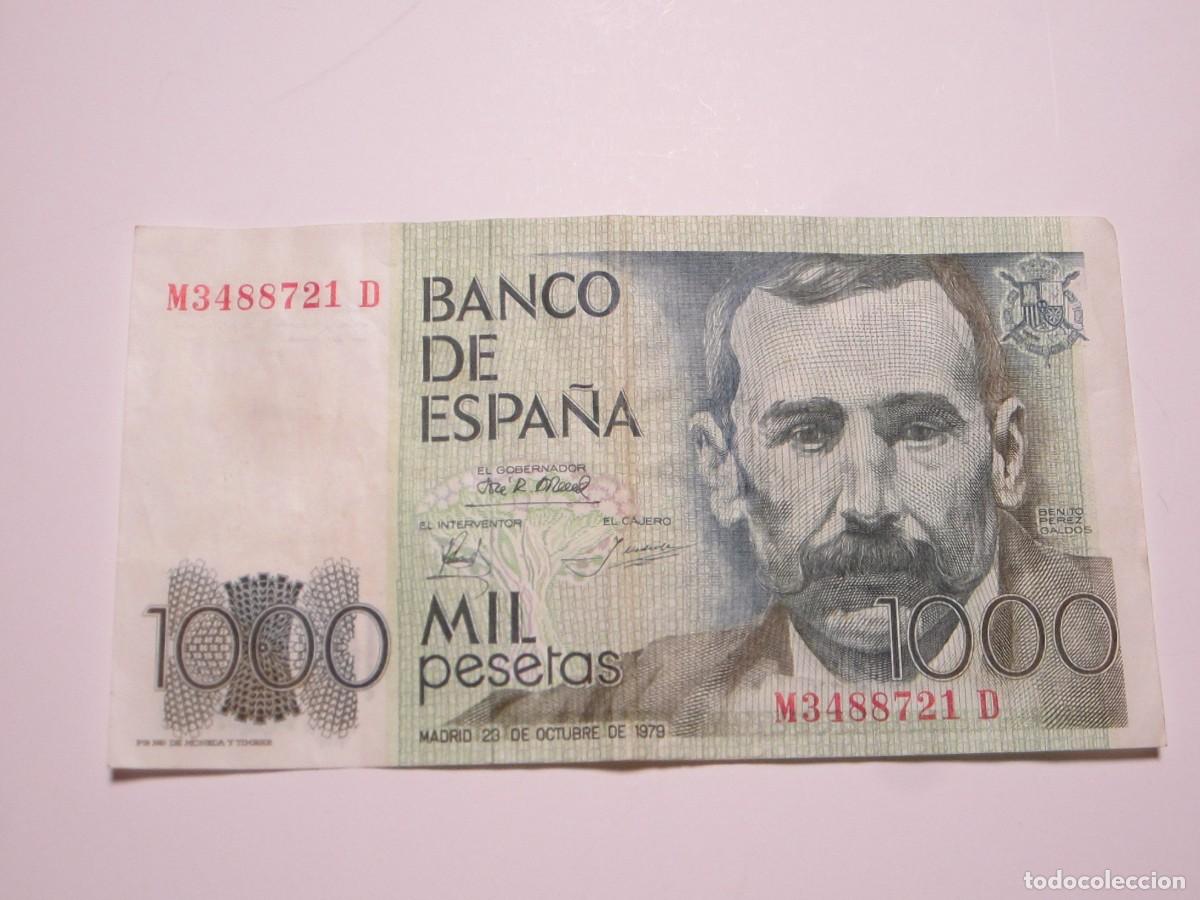 Billets espagnols: 1000 PESETAS DE 1979 SERIE M-721D