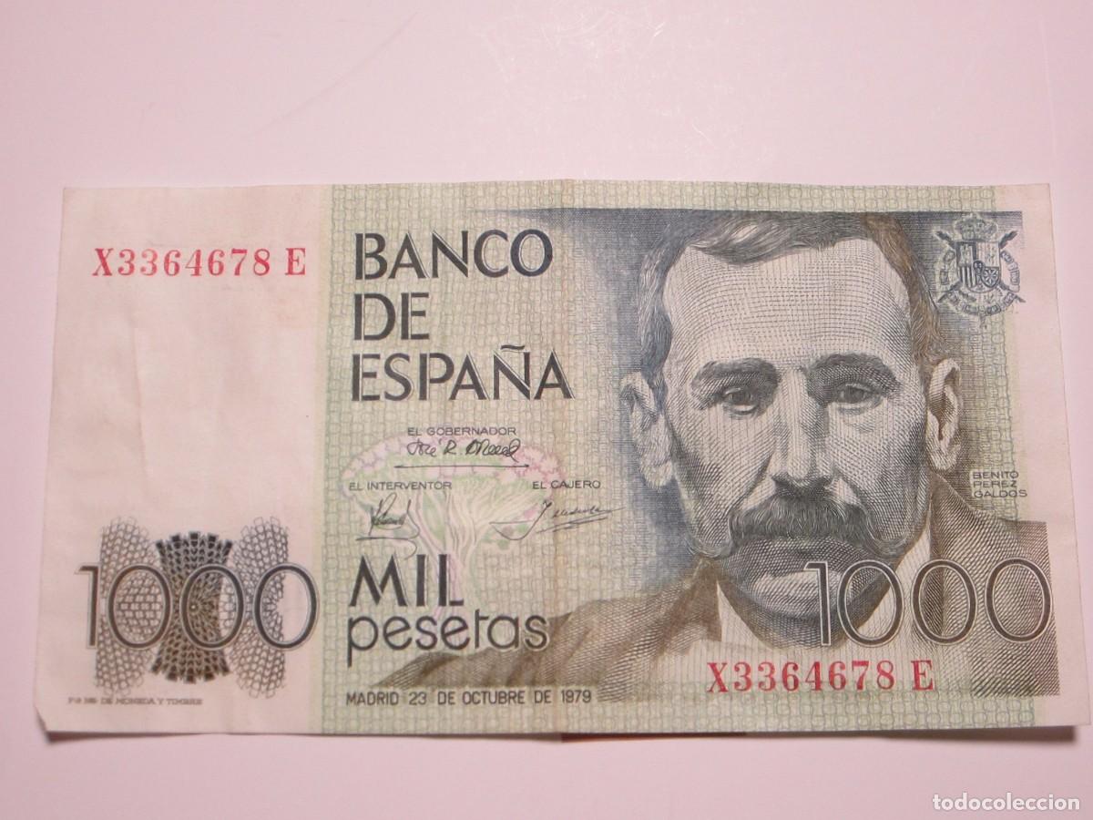 Billets espagnols: 1000 PESETAS DE 1979 SERIE X-678E