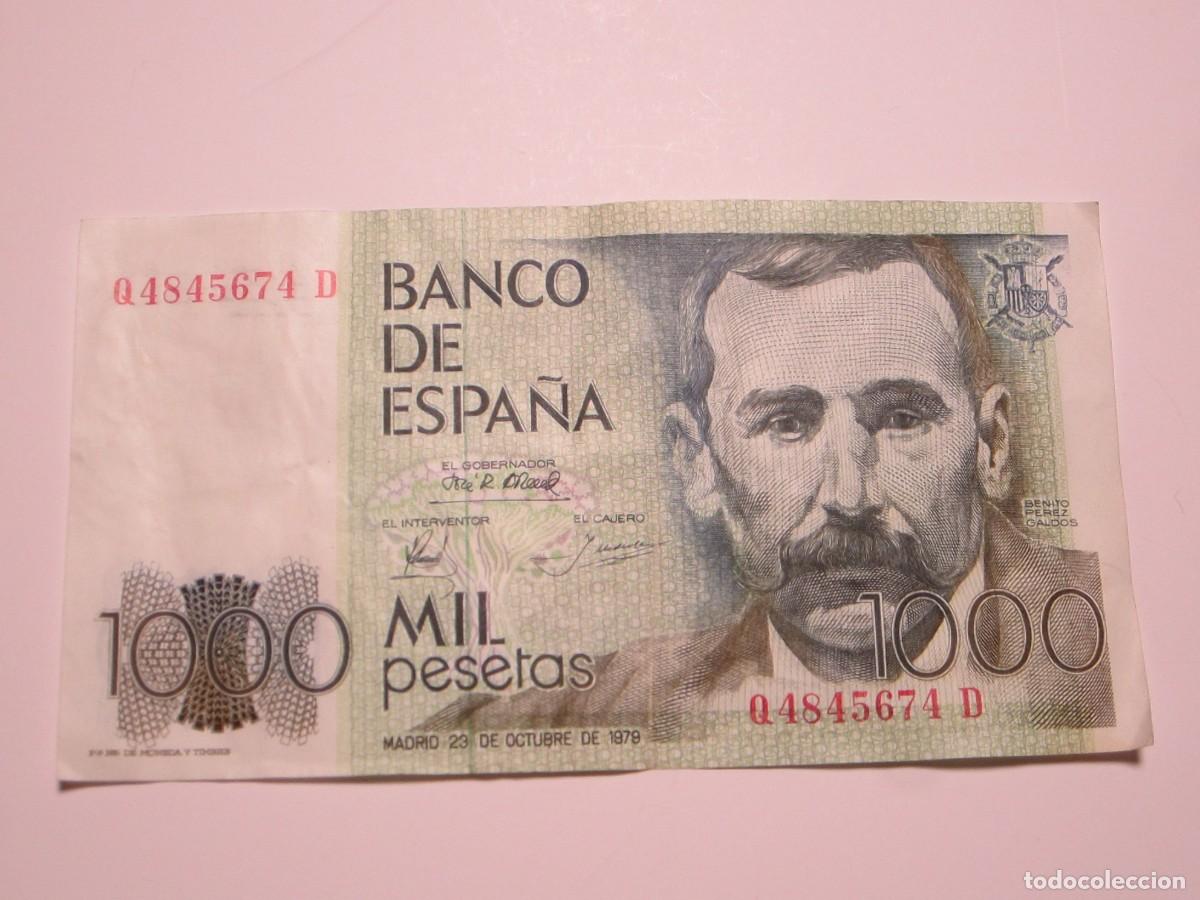 Billets espagnols: 1000 PESETAS DE 1979 SERIE Q-674D