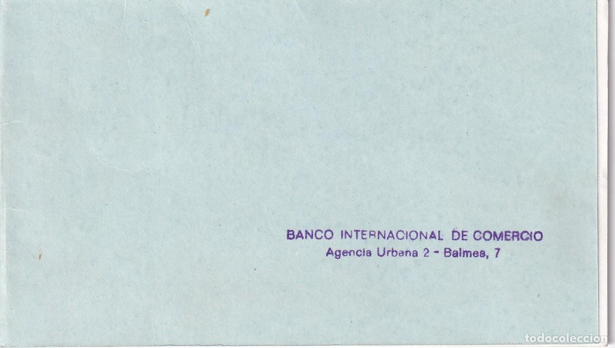 Notas espanholas: TALONARIO BANCO DE COMERCIO CON 10 BILLETES DE 100 PTAS DEL A&Ntilde;O 1970 SERIE 4N SIN CIRCULAR (SC)