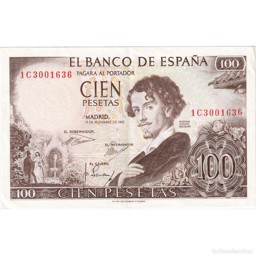 Billetes espa&ntilde;oles: [#1233904] Billete, 100 Pesetas, 1965, Espa&ntilde;a, 1965-11-19, KM:150, EBC