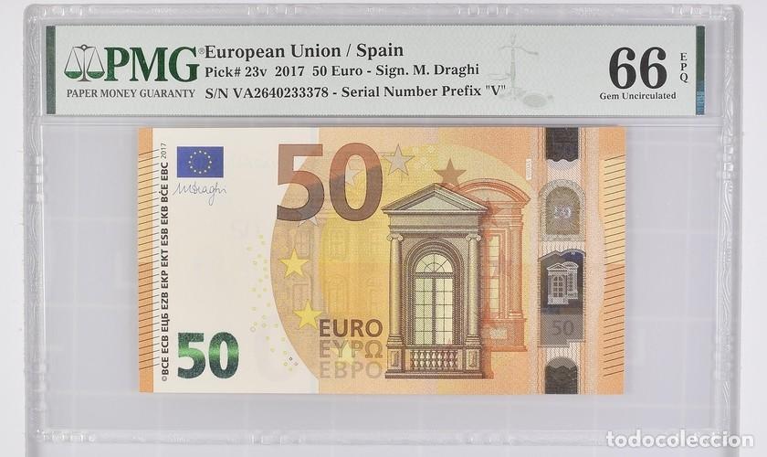 Billetes espa&ntilde;oles: ESPA&Ntilde;A * BILLETE 50 EURO 2017 * PMG-66 EPQ (IC-1679)