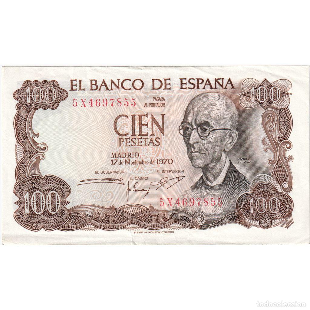 Billetes espa&ntilde;oles: [#1233954] Espa&ntilde;a, 100 Pesetas, 1970-11-17, MBC+