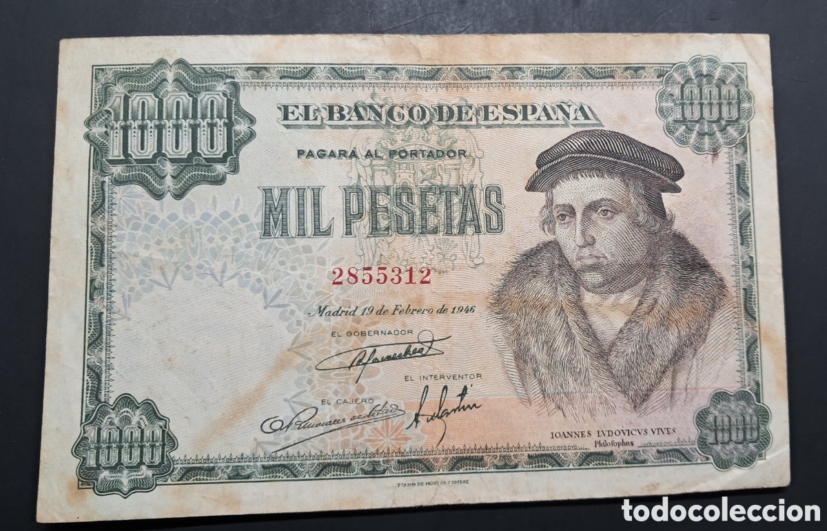 Banconote spagnole: Billete 1000 pesetas 1946