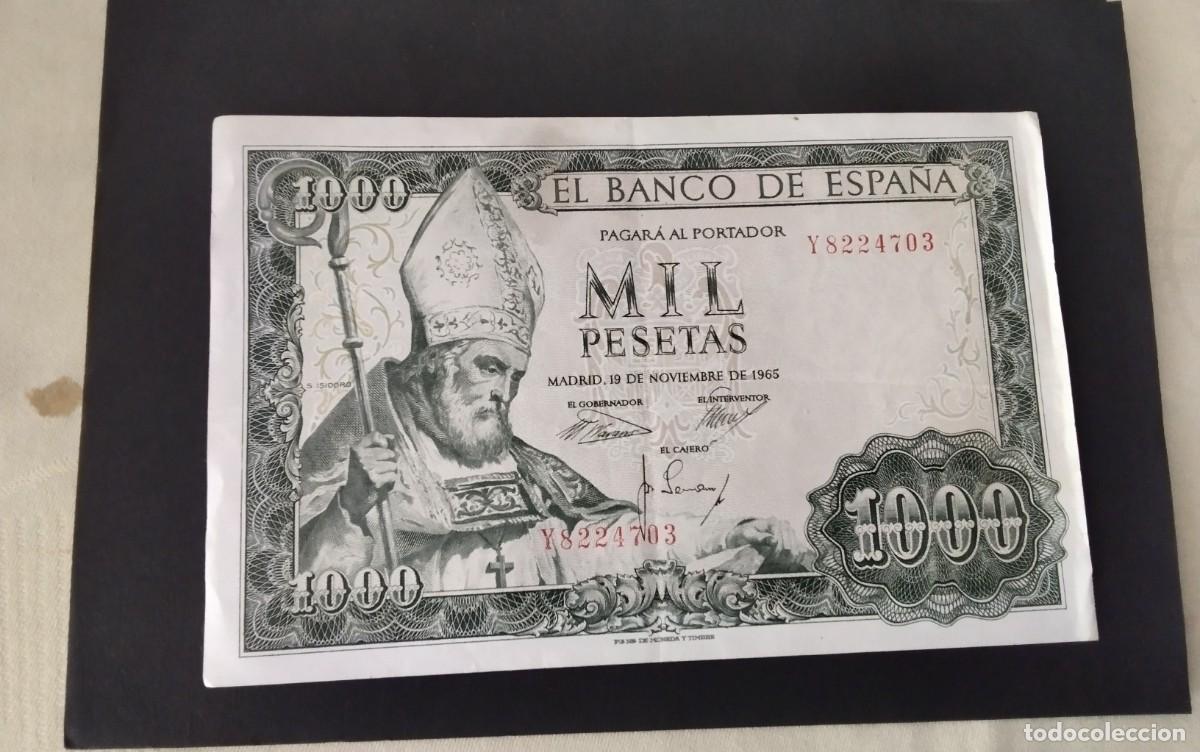 Billetes espa&ntilde;oles: BILLETE DE 1000 PTS SERIE Y A&Ntilde;O 1965 S. ISIDORO MUY BUENA CONSERVACION