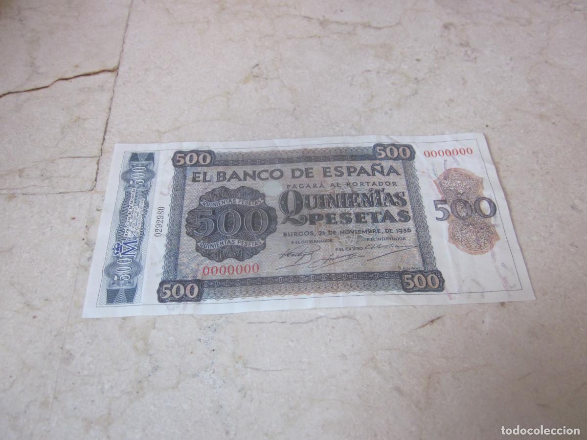 Billetes espa&ntilde;oles: BILLETE FACSIMIL 500 PESETAS 21 NOVIEMBRE 1963