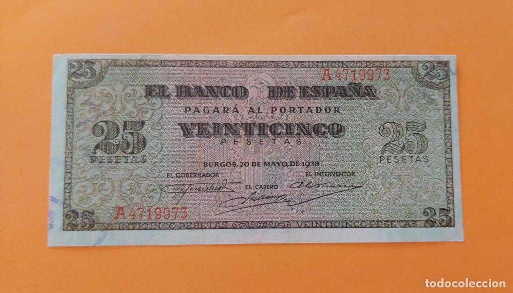 Billetes espa&ntilde;oles: Espa&ntilde;a, 25 Pesetas 1938 - 111a - (SC- / UNC-) [A4719973]