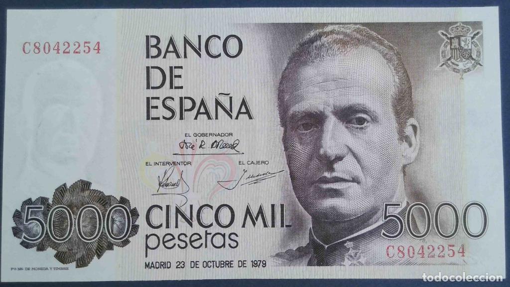 Billetes espa&ntilde;oles: Espa&ntilde;a, 5.000 Pesetas 1979 - P160 - (MBC+ / XF) [C8042254]