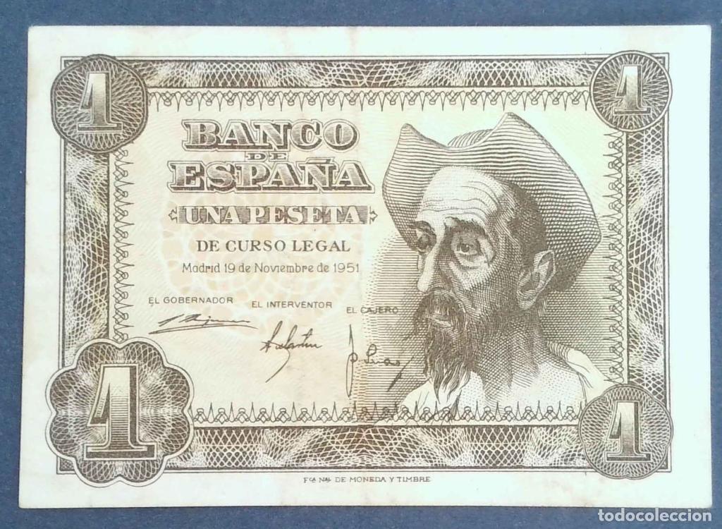 Billetes espa&ntilde;oles: Espa&ntilde;a, 1 Peseta 1951 - 139a - (MBC+ / XF) [L8118969]