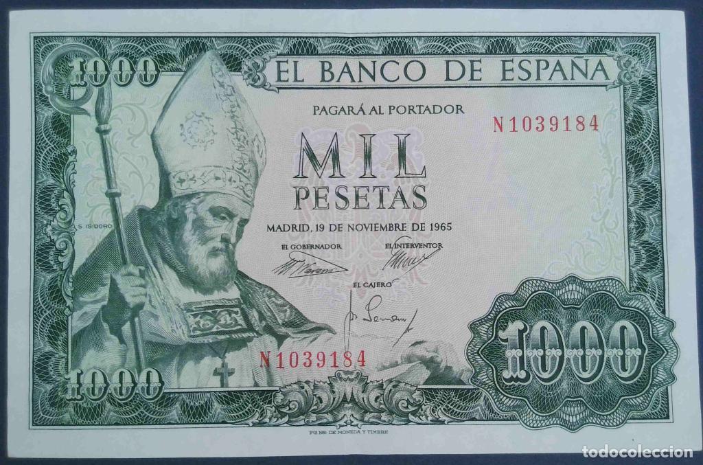 Billetes espa&ntilde;oles: Espa&ntilde;a, 1.000 Pesetas 1965 - P151 - (MBC+ / XF) [N1039184]