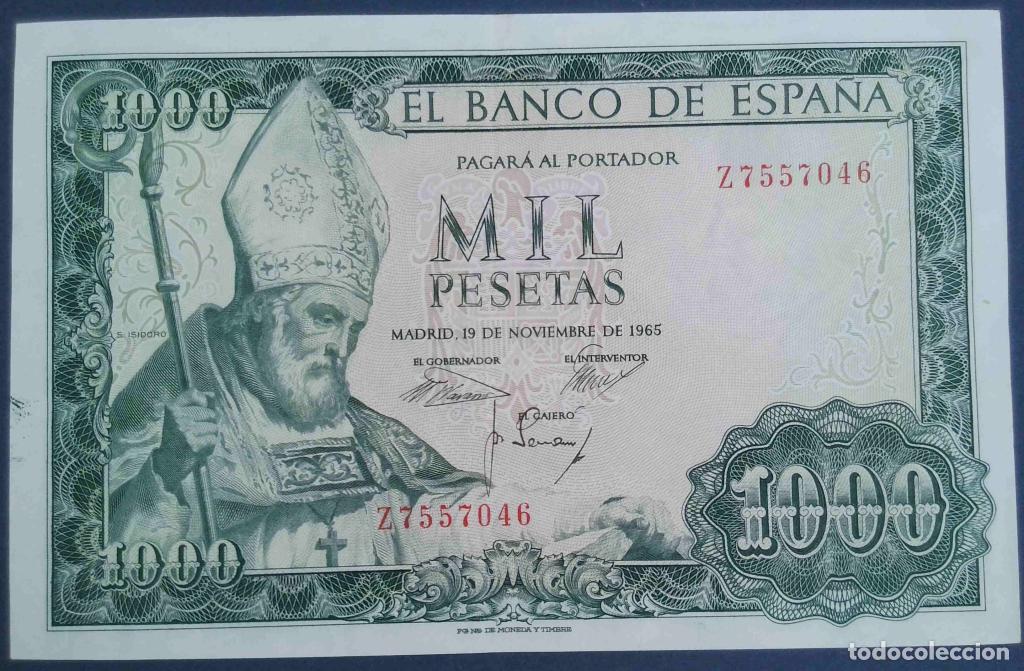 Billetes espa&ntilde;oles: Espa&ntilde;a, 1.000 Pesetas 1965 - P151 - (EBC / AUNC) [Z7557046]