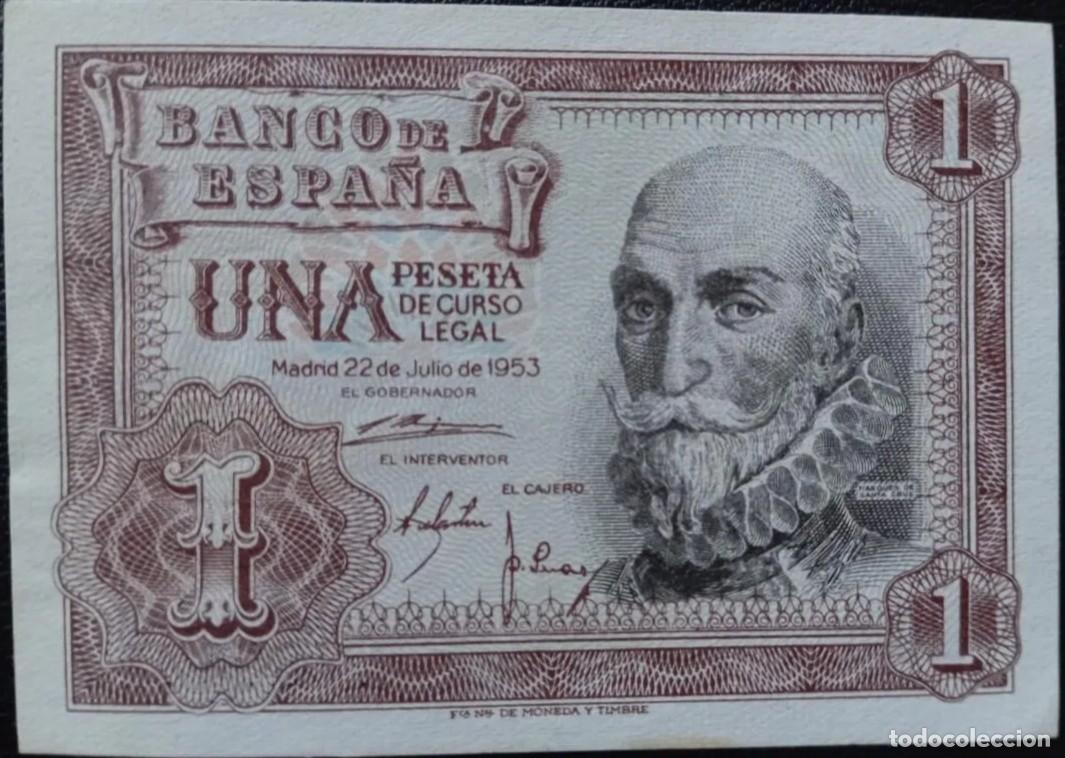Banconote spagnole: 1 peseta 1953 serie A ( SC) UNC