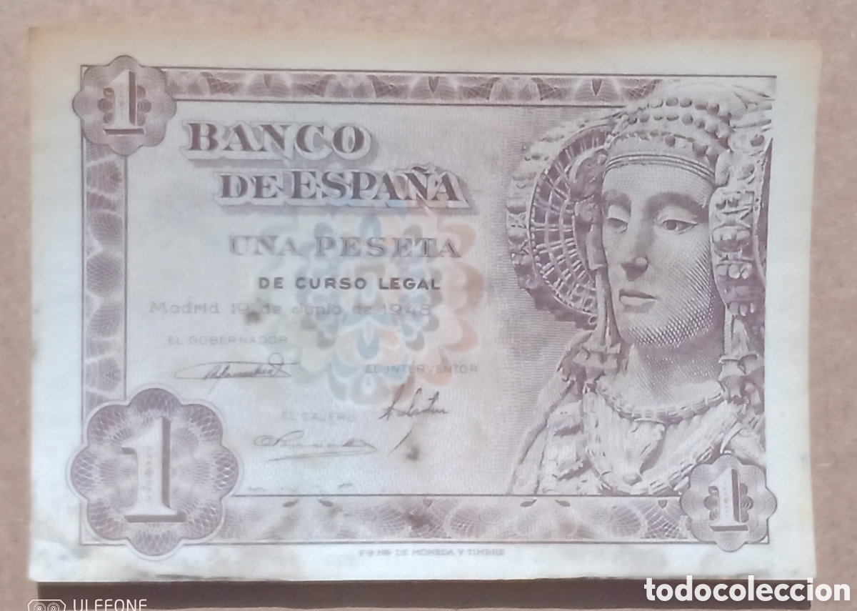 Billetes espa&ntilde;oles: 1 Peseta 1948 - C00794263 - Rc