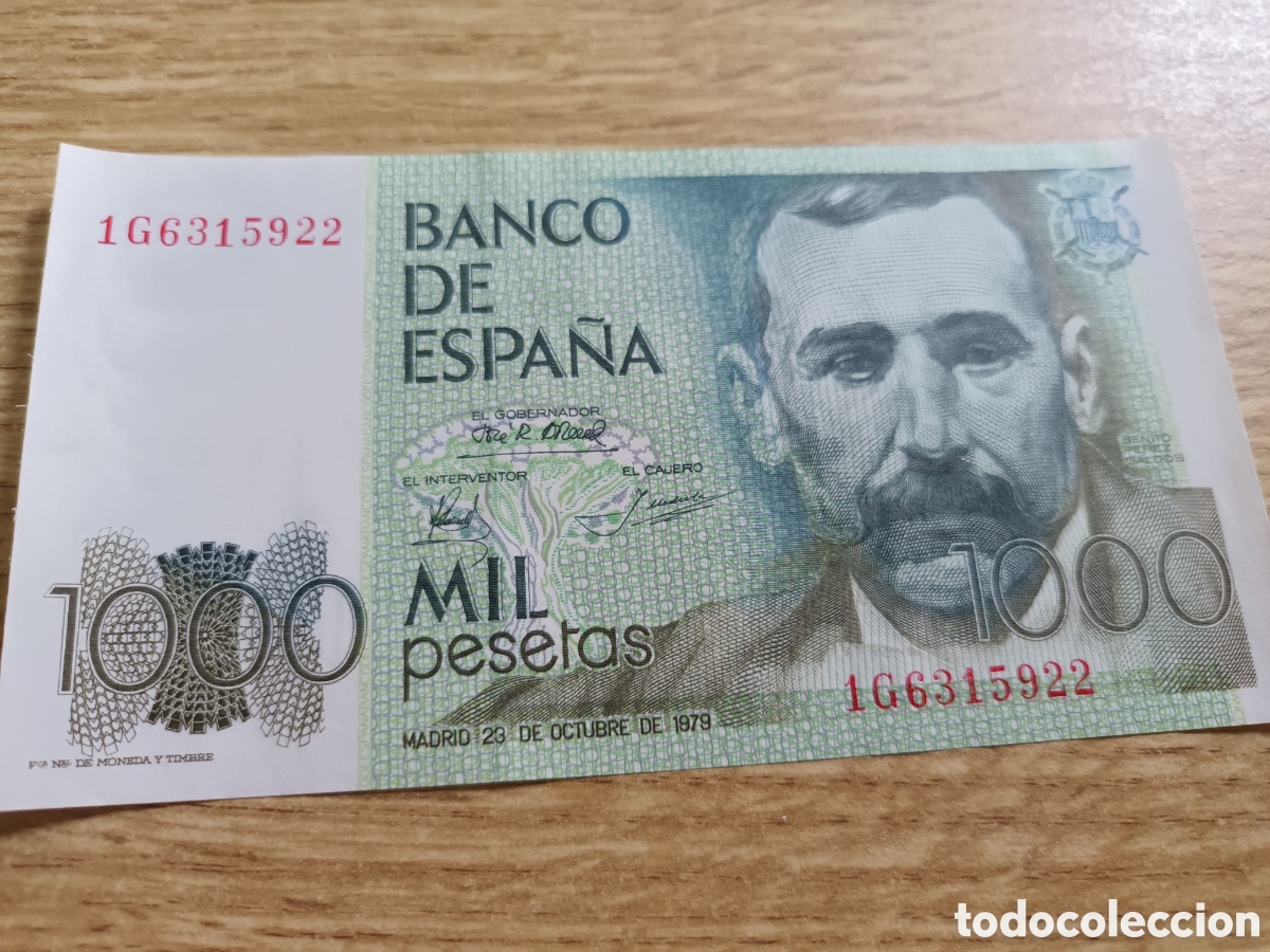 Billetes espa&ntilde;oles: BILLETE DE 1000 PESETAS DEL 28 DE OCTUBRE DE 1979