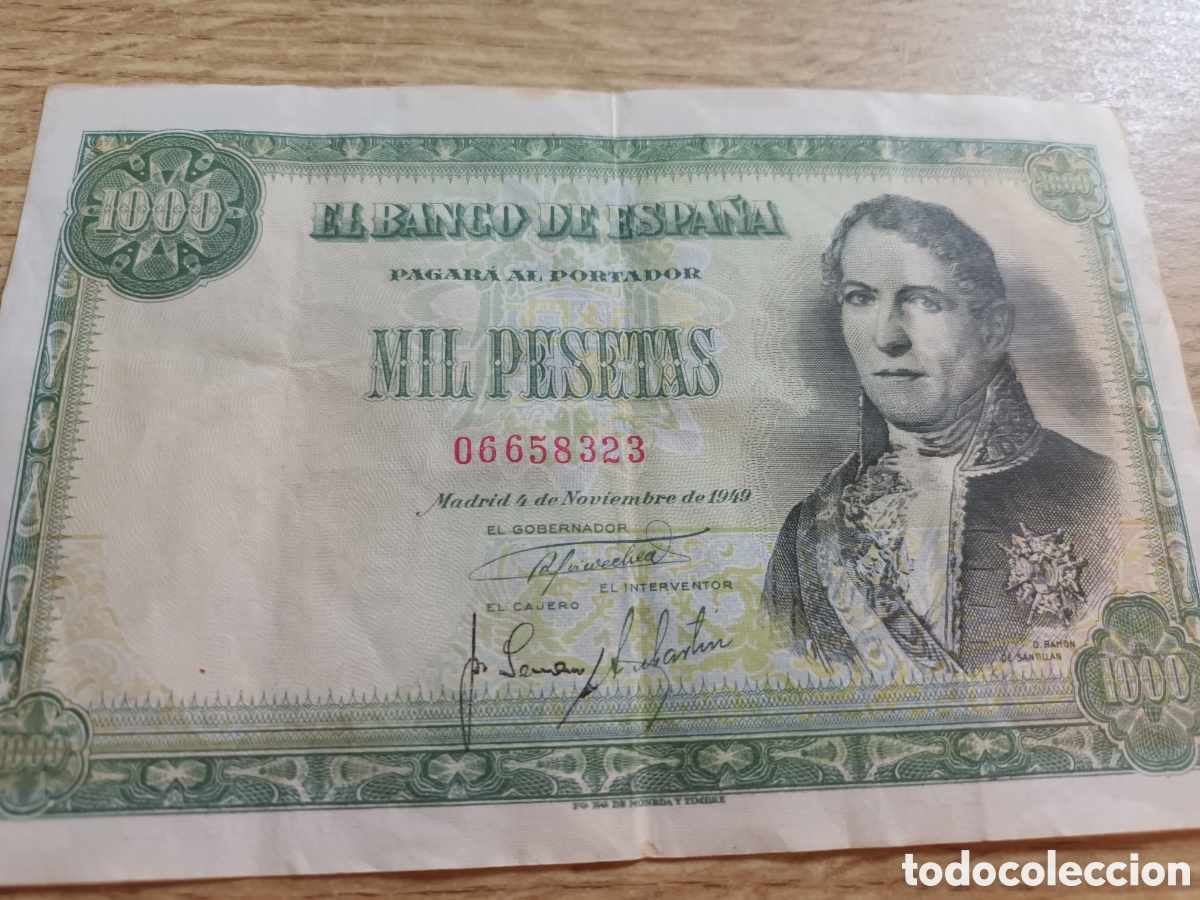 Billetes espa&ntilde;oles: BILLETE DE 1000 PESETAS DEL 4 DE NOVIEMBRE DE 1949
