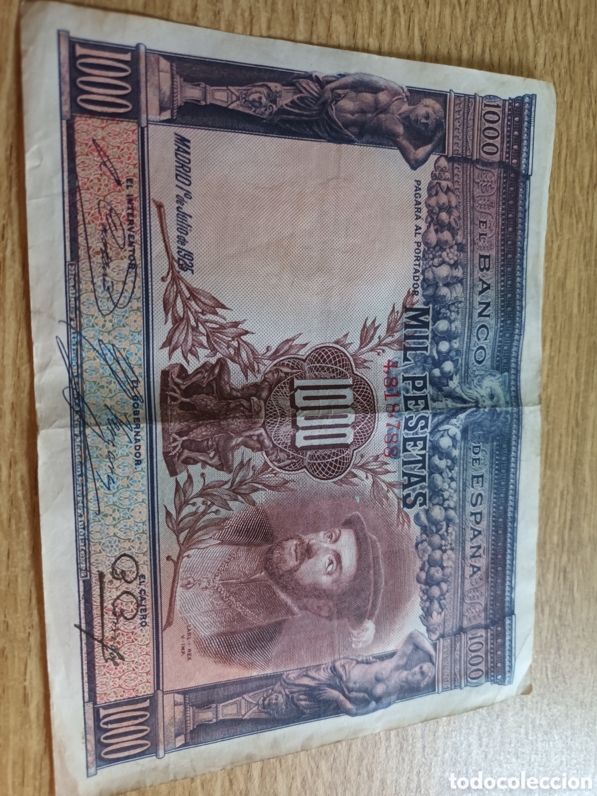 Billetes espa&ntilde;oles: BILLETE DE 1000 PESETAS DEL 10 DE JULIO DE 1925