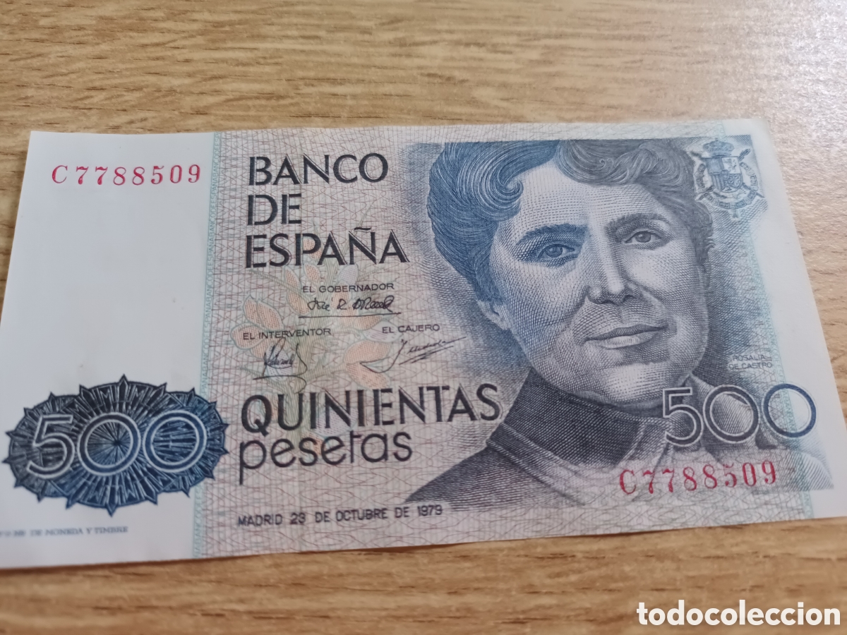 Billetes espa&ntilde;oles: BILLETE DE 500 PESETAS DE OCTUBRE DE 1979