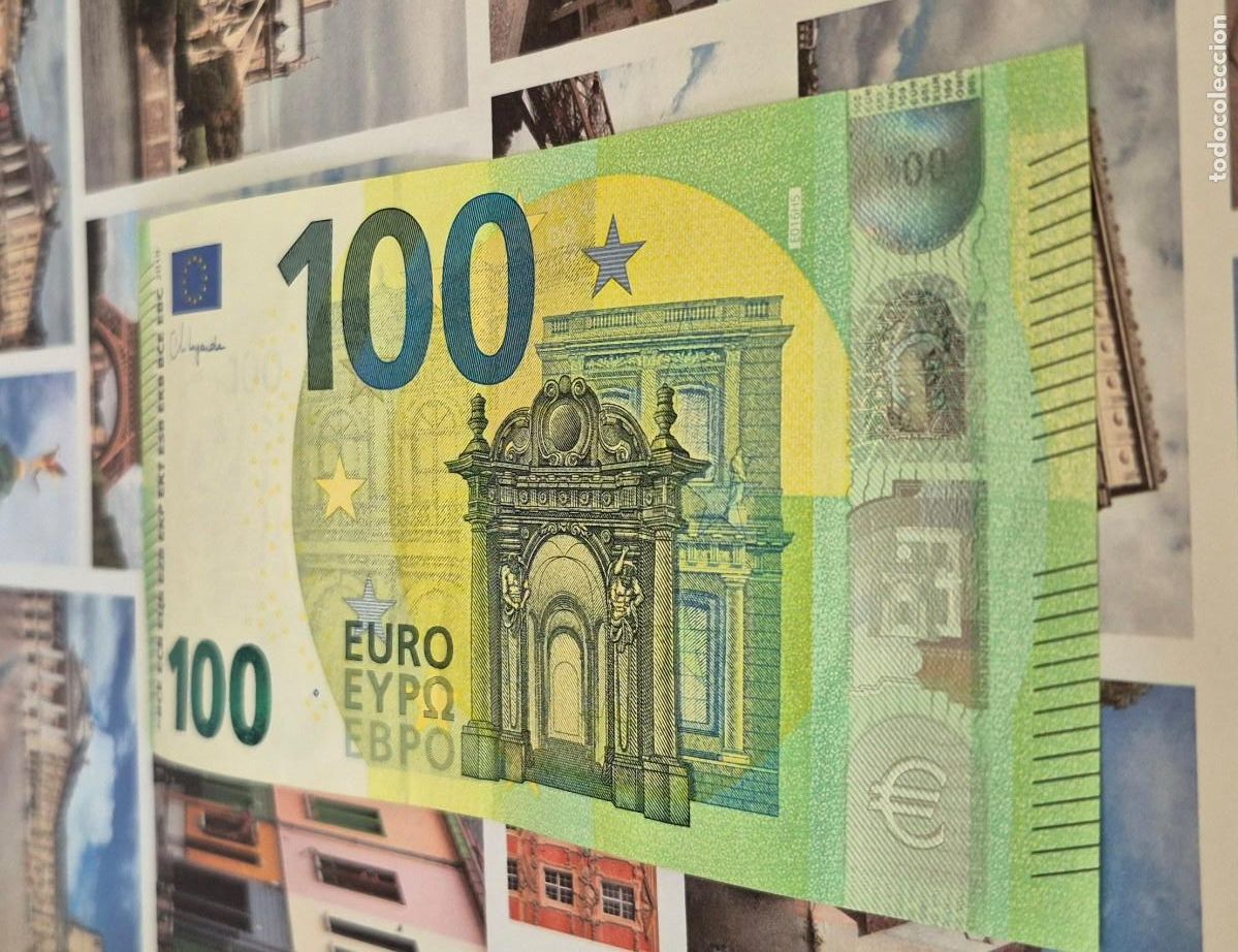 Notas espanholas: BILLETE DE 100 EUROS DE 2019 LAGARDE, E016