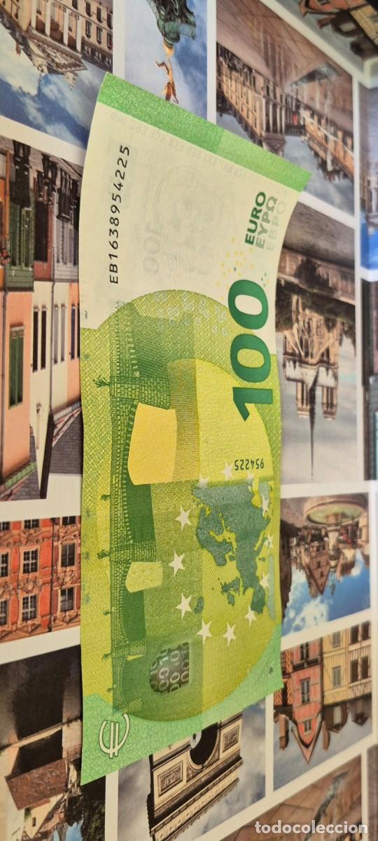Billetes espa&ntilde;oles: BILLETE DE 100 EUROS DE 2019 LAGARDE, E016 - Foto 5