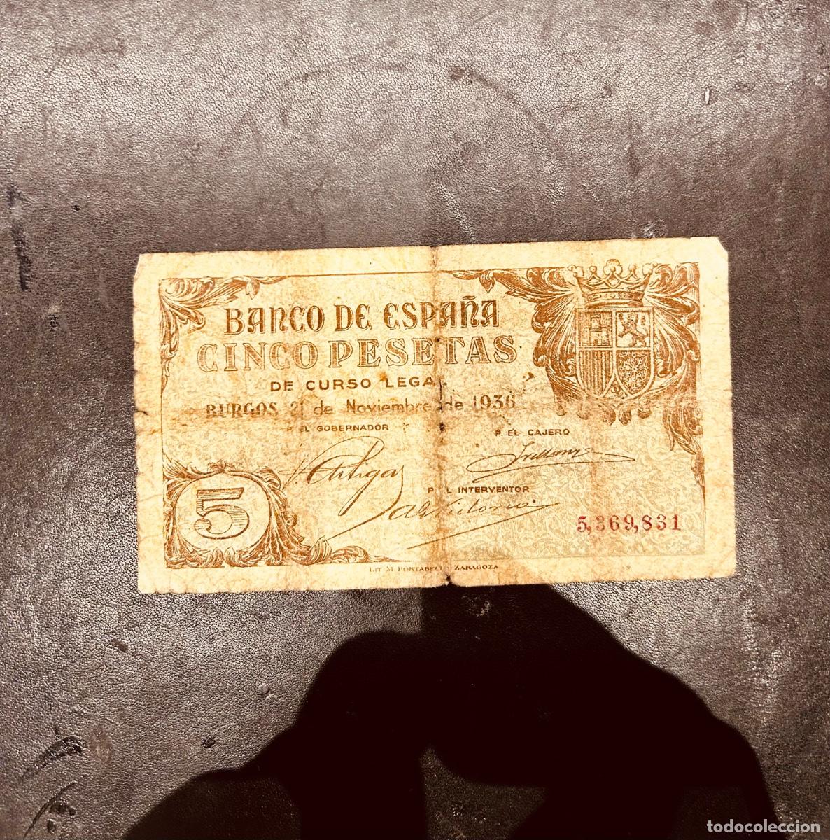 Billetes espa&ntilde;oles: IMPRESIONANTE BILLETE ESCASO Y RARO