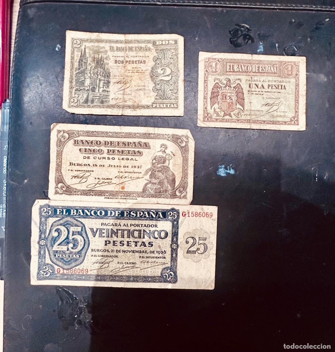 Billetes espa&ntilde;oles: 4 IMPRESIONANTES BILLETES