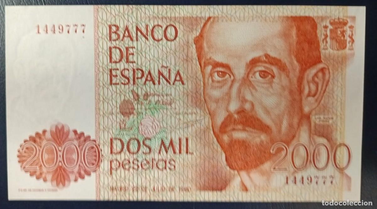 Billetes espa&ntilde;oles: 2000 PESETAS MADRID 22 DE JULIO DE 1980 ( SIN SERIE ) ( BSP331 )