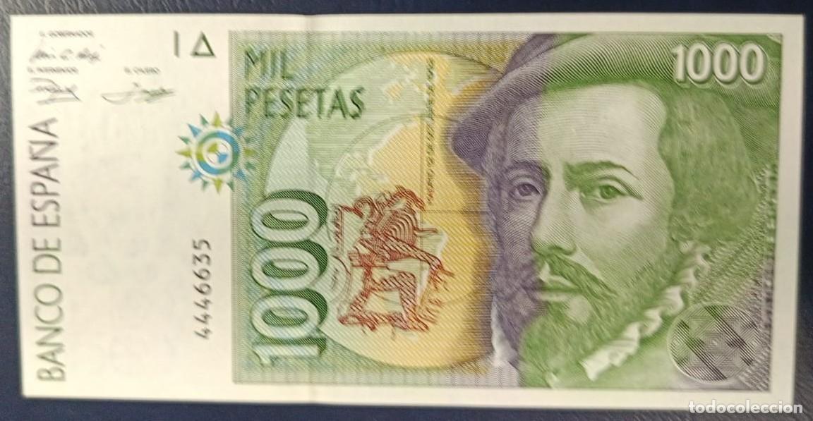 Billetes espa&ntilde;oles: 1000 PESETAS MADRID 12 DE OCTUBRE DE 1992 ( SIN SERIE ) ( BSP336 )